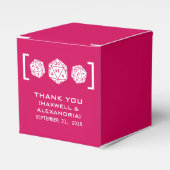 ピンクD20サイコロゲーマーフェイスボックス フェイバーボックス (正面サイド)