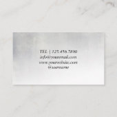 ピンクDIYエポキシウッドの名刺 名刺 (裏面)