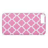 ピンクDIY BGホワイトモロッコクローバー#5 Case-Mate iPhoneケース (裏面(横))