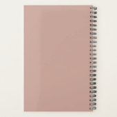 ピンクDo More Of What Makes You Happy引用文プランナー プランナー手帳 (裏面)