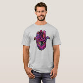 **ピンクHAMSA ** Tシャツ (正面フル)