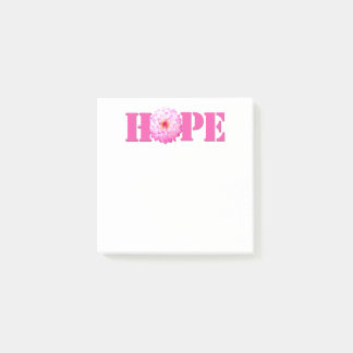 ピンクHOPEダリア写真文房具3x3注 ポストイット