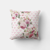 ピンクI愛ママ装飾用クッション クッション (正面)