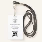 ピンクID |社員の写真ID会社のセキュリティ バッジ (裏面ランヤード)