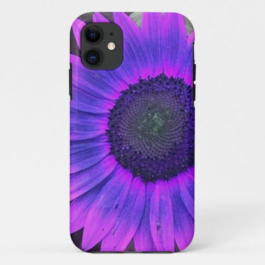 ピンクN紫ひまわりiPhone 5ケース Case-Mate iPhoneケース (裏面)