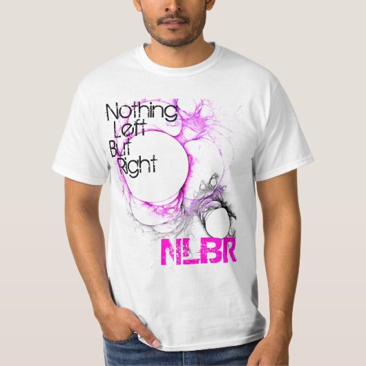 ピンクNLBRのワイシャツ Tシャツ (正面)