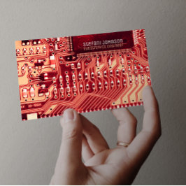 ピンクPCBプリント回路、技術エンジニアリング 名刺