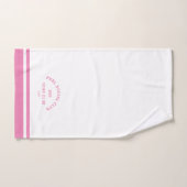 ピンクPKBLソーシャルクラブクレストピックボール ハンドタオル (ハンドタオル)