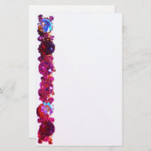 ピンクRhinestones -ヴィンテージジュエリー 便箋 (正面/裏面)