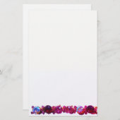 ピンクRhinestones -ヴィンテージジュエリー 便箋 (正面/裏面)