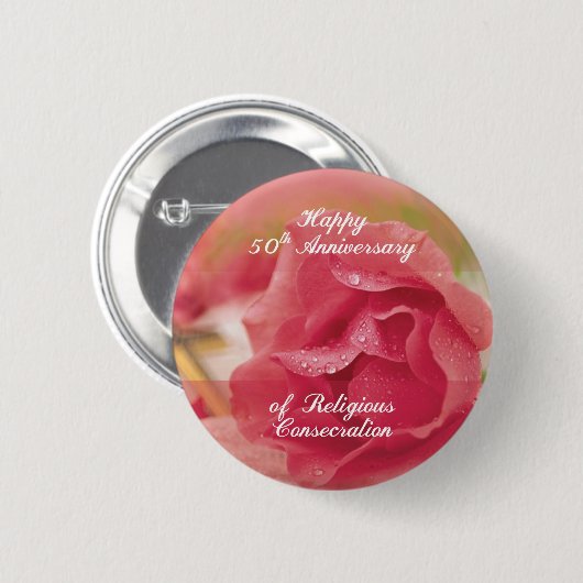 ピンクRoの宗教的な奉献50周年 缶バッジ (正面&裏面)