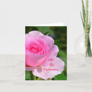 ピンクROSE/BEは私のVALENTINE/PLEASE WI常に言います シーズンカード