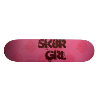 ピンクrtln、sk8rのgrl スケートボード