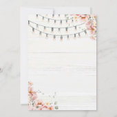 ピンクS'moreおもしろいガール誕生日招待状誕生日 招待状 (裏面)