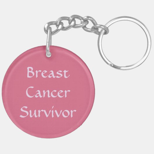 ピンクSt. Agatha (M 003) 空白の/DIYバック キーホルダー (裏面左)