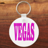 ピンクVEGASキーチェーン キーホルダー (正面)
