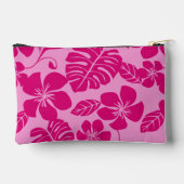 ピンクx 2のピンクビキニ模様 アクセサリーポーチ (裏面)