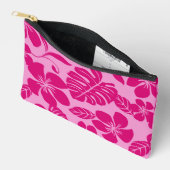 ピンクx 2のピンクビキニ模様 アクセサリーポーチ (見開き)