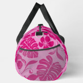 ピンクx 2のピンクビキニ模様 ダッフルバッグ (右)