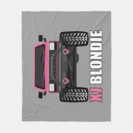 ピンクXJ フリースブランケット