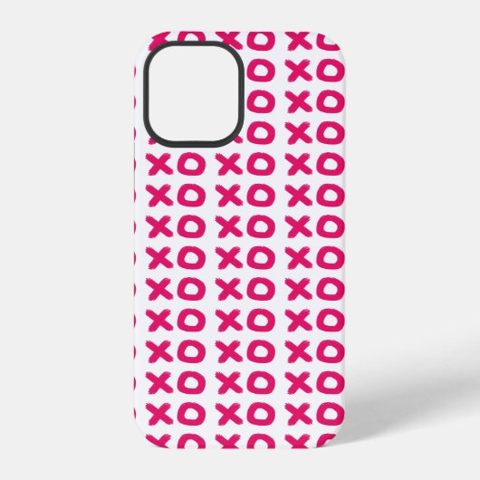 ピンクXO iPhoneケース (裏面)
