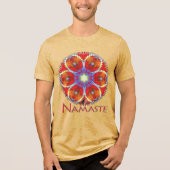 ピング・ナマステ・万華鏡Tシャツ トライブレンドTシャツ (正面)