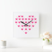 ピンケハーゼン スクエア壁時計 (ホーム)