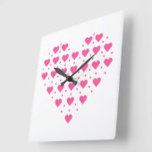 ピンケハーゼン スクエア壁時計 (傾斜)