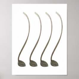 ピンザテールカウテールファームアニマルズガール誕生日 ポスター