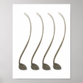 ピンザテールカウテールファームアニマルズガール誕生日 ポスター (正面)