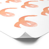 ピンザテールピッグテールファームアニマルズガール誕生日 ポスター (角)