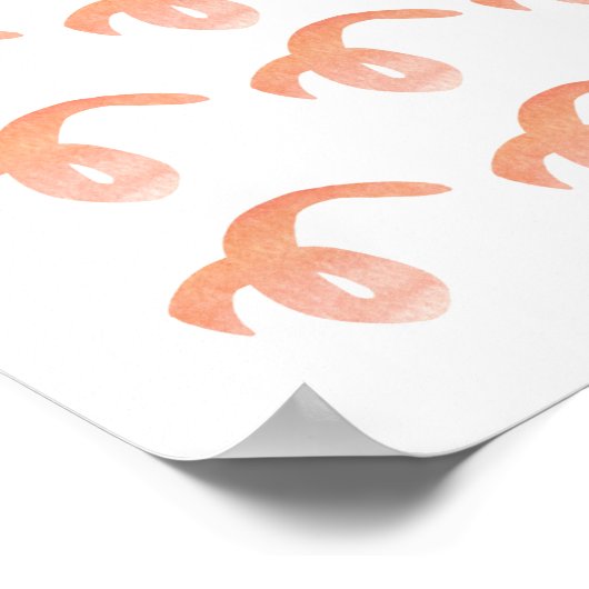 ピンザテールピッグテールファームアニマルズガール誕生日 ポスター (角)