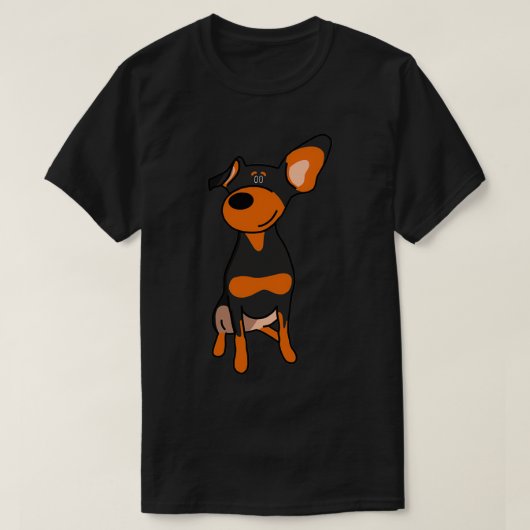 ピンシャー Tシャツ (デザイン正面)