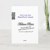 ピンジカウアー 8360 幸運を - どんな行事にも使える サンキューカード (裏面)