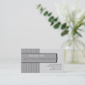 ピンスクラシックトラコンテンポラリーイプミニマリスト 名刺 (スタンド正面)