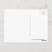 ピンスゴーア牛空白の8371葉書カスタマイズ- ポストカード (裏面)