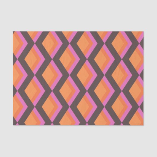 ピンスタイリッシュクとモダン茶色の世紀中頃の模様  薄葉紙 (正面)