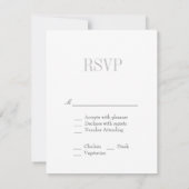 ピンストライプのプライドカラー RSVP ゲイウェディング (裏面)