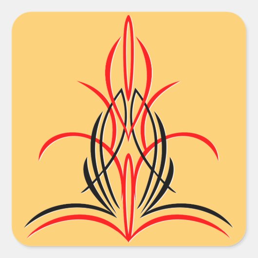 ピンストライプ スクエアシール (正面)