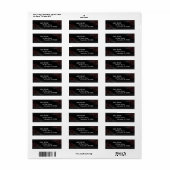 ピンストライプ ラベル (フルシート)