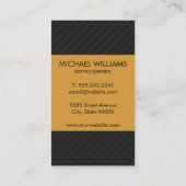 ピンストライプ 名刺 (裏面)