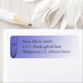 ピンスプリパープルファンタジー住所 シール (インサイチュ)