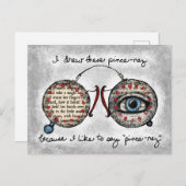 ピンス・ネズ葉書 ポストカード (正面/裏面)