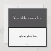 ピンズの中でホリデーサンシャイン :) シーズンカード (裏面)