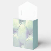 ピンタックサテンダイヤモンドグレーブルーグリッタールック フェイバーボックス (オープン)