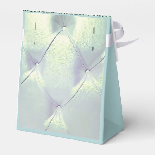 ピンタックサテンダイヤモンドグレーブルーグリッタールック フェイバーボックス (裏面サイド)