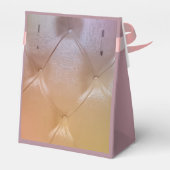 ピンタックサテンピンクダイヤモンドグリッタールックフェイスボックス フェイバーボックス (裏面サイド)