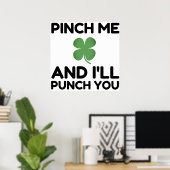 ピンチしたらパンチやる ポスター (ホームオフィス)