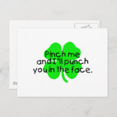 ピンチしたら顔で殴る ポストカード (正面/裏面)