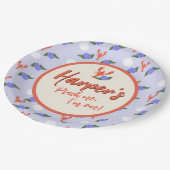 「ピンチだ!アイワンコーストロブスター誕生日 ペーパープレート (アングル)